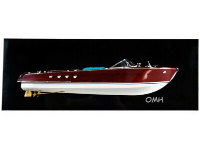 Riva Aquarama Half Hull Model 31.5" Wooden Italian Power Speed Boat New - Image 1 of 4