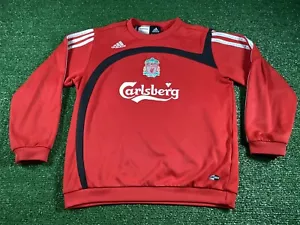 Liverpool FC Vintage Adidas Training Top - Youth Kids UK Size 28/30 - Pullover - Picture 1 of 24