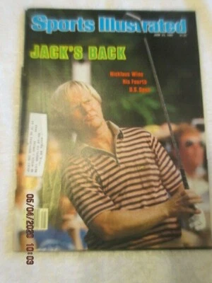 Sports Illustrated Magazine June 23 1980 Jack Nicklaus wins 4th U S Open NL golf - Image 1 of 3
