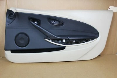 BMW 650i 2006 2007 2008 cubierta de moldura de panel de puerta de cuero delantero derecho beige crema  Foto 1 de 4