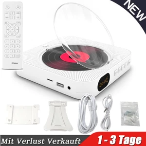 NEU Tragbarer Bluetooth MP3 Spieler CD Player USB Lautsprecher Musik Player - Bild 1 von 24