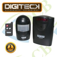 WIRELESS DRIVEWAY ALERT PIR PROTECT HOME SHED GARAGE ALARM SYSTEM FREE REMOTE