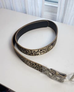 NUEVO cinturón de moda de cuero con estampado animal para mujer - Imagen 1 de 7