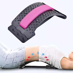Estirador de espalda masajeador de espalda multinivel dispositivo de estiramiento dispositivo de soporte lumbar - Imagen 1 de 7