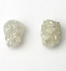 2 quilates 2 diamantes naturales en bruto sin cortar - Imagen 1 de 1