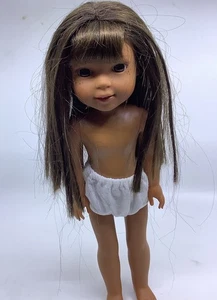 Muñeca American Girl Wellie Wishers Ashlyn 14,5" pelo castaño y ojos pecas desnuda - Imagen 1 de 5