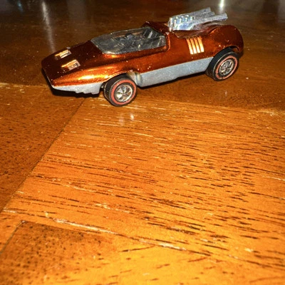 Mattel Hot Wheels Redline Peeping Bomb Spectraflame Orange 1969 EE. UU. Bonito Foto 1 de 4