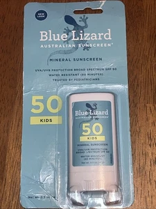 Blue Lizard Kids SPF 50 Mineral Sunscreen Stick, Broad Spectrum, All Ages, 0.5 f - Picture 1 of 4