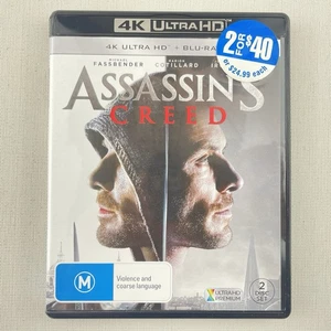 Assassin's Creed 4K Blu-ray + Digital HD (Blu-ray, 2016) Region B - Picture 1 of 11