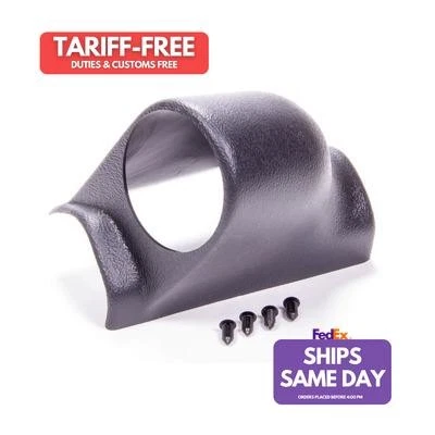 Autometer 15102, One Black Plastic 2-5/8In Sin gle Gauge Pod - Fits 88-98 Gm Tru - Image 1 of 4