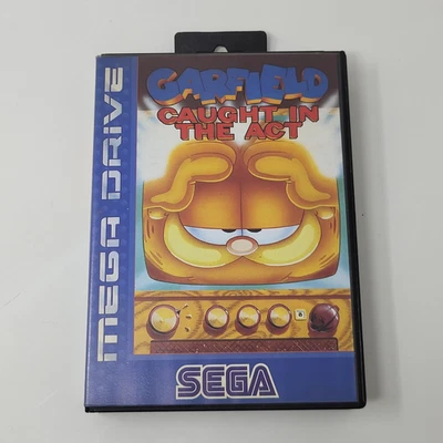 SEGA MEGADRIVE - GARFIELD CAUGHT IN THE ACT  - RETROGAME - VINTAGE - Immagine 1 di 4