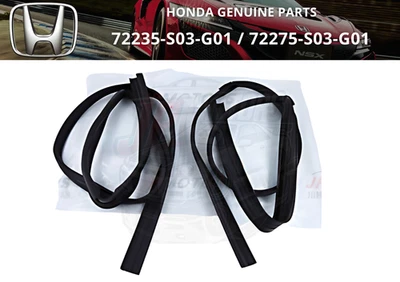 Juego LR de canal de funcionamiento de puerta delantera genuino HONDA para Civic EX DX LX USDM OEM Foto 1 de 4