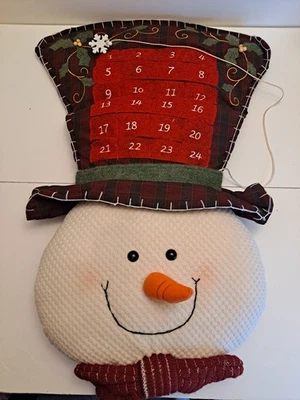 Oversized Snowman Countdown To CHRISTMAS Wall Hanging - Image 1 of 4