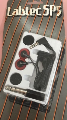 Auriculares Labtec Sp5 - Nuevos - (Almohadillas Desmenuzadas Pero Auriculares/Cables Nuevos) - ENVÍO 24 HORAS Foto 1 de 2