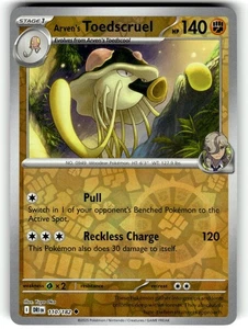 Pokemon SV10: Destined Rivals card 110/182 Arven's Toedscruel Reverse Foil - Picture 1 of 4