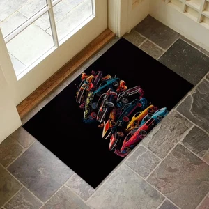 Alfombrilla de puerta interior Muscle Car para entrada, 17x29,5 pulgadas, piso de coches antiguos... - Imagen 1 de 6