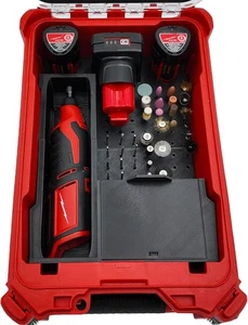 Organizador de embalaje giratorio M12 con cajón y almacenamiento de brocas para Milwaukee Packout C - Imagen 1 de 9