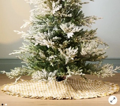 Falda Anthropologie Guinga Árbol Ocre Nueva con Etiquetas Arcos de Navidad Foto 1 de 3