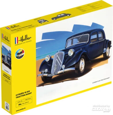 Heller: STARTER KIT Citroen 15 SIX Traction Avant in 1:8 [1000567990] - Immagine 1 di 4