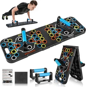 Push up Board Foldable Adjustable Pushup Bar 56 in 1 Exercise Fitness Workout - Picture 1 of 8