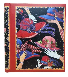 2004 LANG-SUSAN WINGET-HATS FOR FUN-Small Photo Album Holds 4x6 Pictures NEW - Picture 1 of 12