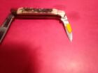 Lot1210 Steel Warrior 3" 2-Blade Copperhead Pocket Knife  Stag Bone Resin Handle