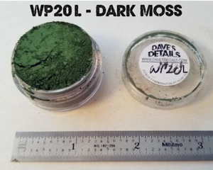 WP20-L DAVE'S WEATHERING POWDER LARGE SIZE ALL NATURAL PIGMENT DUNKLES MOOS - Bild 1 von 2