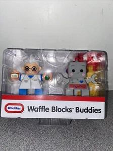 Little Tikes Waffle Blocks Buddies - Professor And Robot - Picture 1 of 3