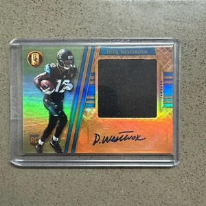 2017 Gold Standard Dede Westbrook Rookie Patch Auto /75! Jaguars!! - Picture 1 of 2