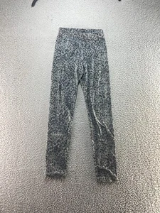 Old Navy Girls Built-in Tough Leggings Black Gray Leopard Print Elastic Size M 8 - Picture 1 of 9