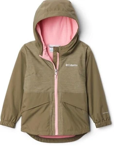 Girls Columbia Rainy Trails Jacket With Fleece Lining Size Small - Picture 1 of 9