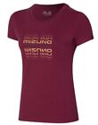 Mizuno Logo T Shirt Burgundy In Women?S Size S Brand New