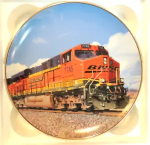 BNSF COLLECTABLE PLATE "POWER FOR THE LONG HAUL" INJURY FREE 2007 - Picture 1 of 2