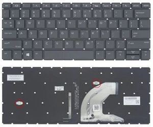 Black US Backlit Keyboard For HP ProBook 430 G6 G7 435 - Afbeelding 1 van 3