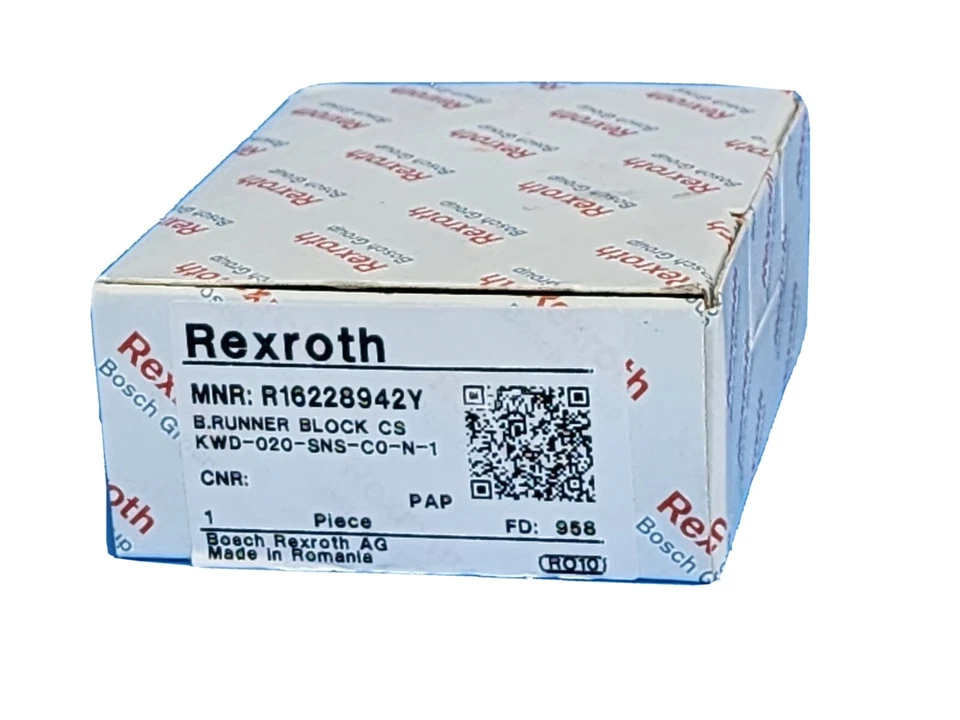 (2 Pack) REXROTH R16228942Y LINEAR RUNNER BLOCK KWD-020-SNS-C0-N-1