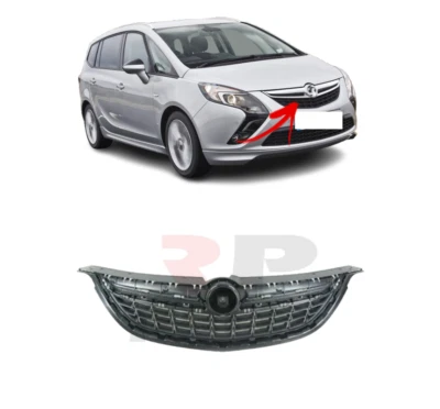 FOR OPEL VAUXHALL ZAFIRA 12-16 FRONT BUMPER CENTER GRILLE NO BADGE NO CHROME - Image 1 of 4