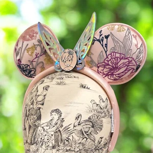 Disneyland Paris Exclusive ears/ headband - Pink Tinkerbell  - NWT - Picture 1 of 1