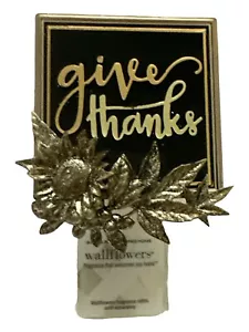 BATH & BODY WORK GLOD BLACK GIVE THANKS SHIELD WALLFLOWER FRAGRANCE PLUG IN NEW - Picture 1 of 2