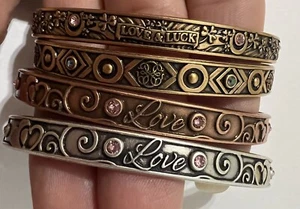 Alex & Ani Menge 4 Rafaelian Gold/Roségold/Silber Ton Manschette Armreif Armbänder - Bild 1 von 17