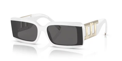 Gafas de sol para mujer TIFFANY & CO TF4197 8357S4 blanco liso/gris oscuro lentes 62 mm Foto 1 de 4