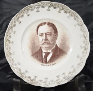 President William H Taft 8" Commemorative Plate Serves France - Picture 1 of 3