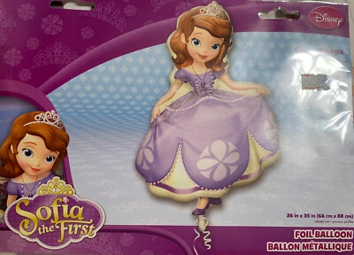 Balão Mylar Super Forma Sofia A Primeira Super Forma Extra Grande 35" Decoração de Festa Disney - Imagem 1 de 4