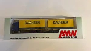 AMW Automodelle MB Actros 2535 Hängerzug Wechselbrücke Dachser 1:87 - Bild 1 von 6