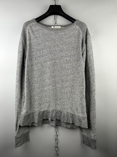 Felpa maglione Alexander Wang da uomo in cotone girocollo grigio casual taglia S