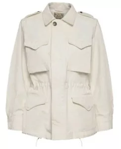 Polo Ralph Lauren Surplus Cotton Twill Field MilitaryJacket Small Cream RRP £349 - Picture 1 of 12