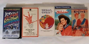 Lot 5 VHS Musicals Hello Dolly King And I Oklahoma Rogers Hammerstein Funny Girl - Picture 1 of 18