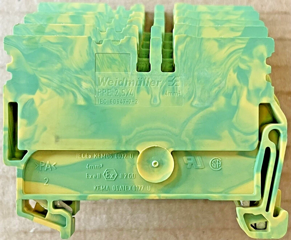 (5) WEIDMULLER PPE 2,5/4, Terminal Block, NEW - Image 1 of 1