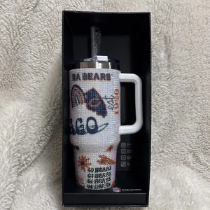 NEW! NFL Bling Colossal Rhinestone Tumbler / Chicago Bears Licensed 46 OZ - Bild 1 von 6