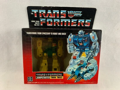 1984 G1 Transformers Jumpstarter Twin Twist Autobot Figure - NEW/ SEALED In Box - Image 1 of 4