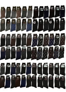 New 6-12 Pairs Mens Cotton Work Crew Fashion Casual Dress Socks Size 9-11 10-13  - Bild 1 von 7